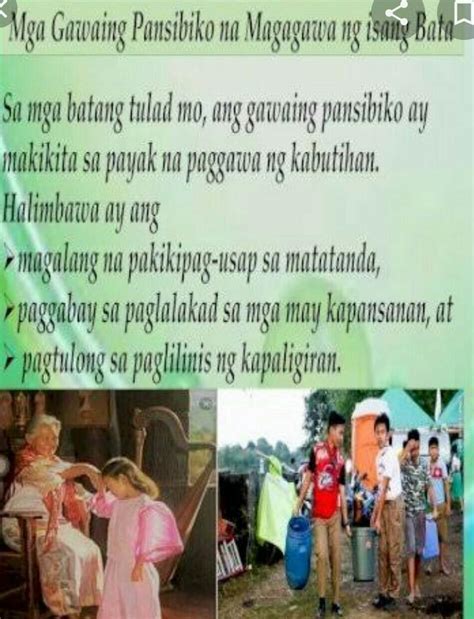 limang halimbawa ng gawaing pansibiko